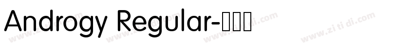 Androgy Regular字体转换 Androgy Regular字体转换